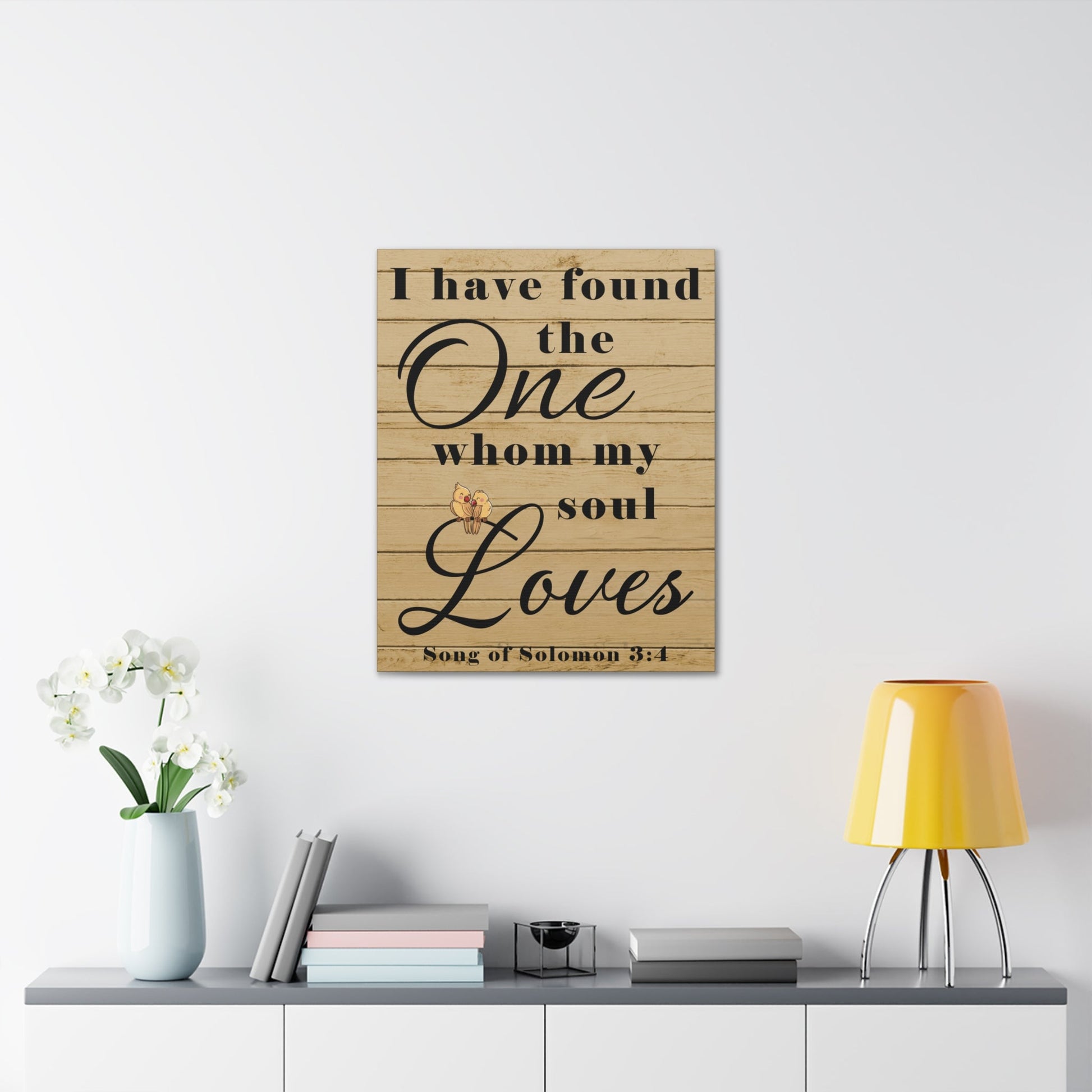 Scripture Walls Song of Solomon 3:4 Wood Christian Wall Art Print Ready to Hang Unframed-Express Your Love Gifts