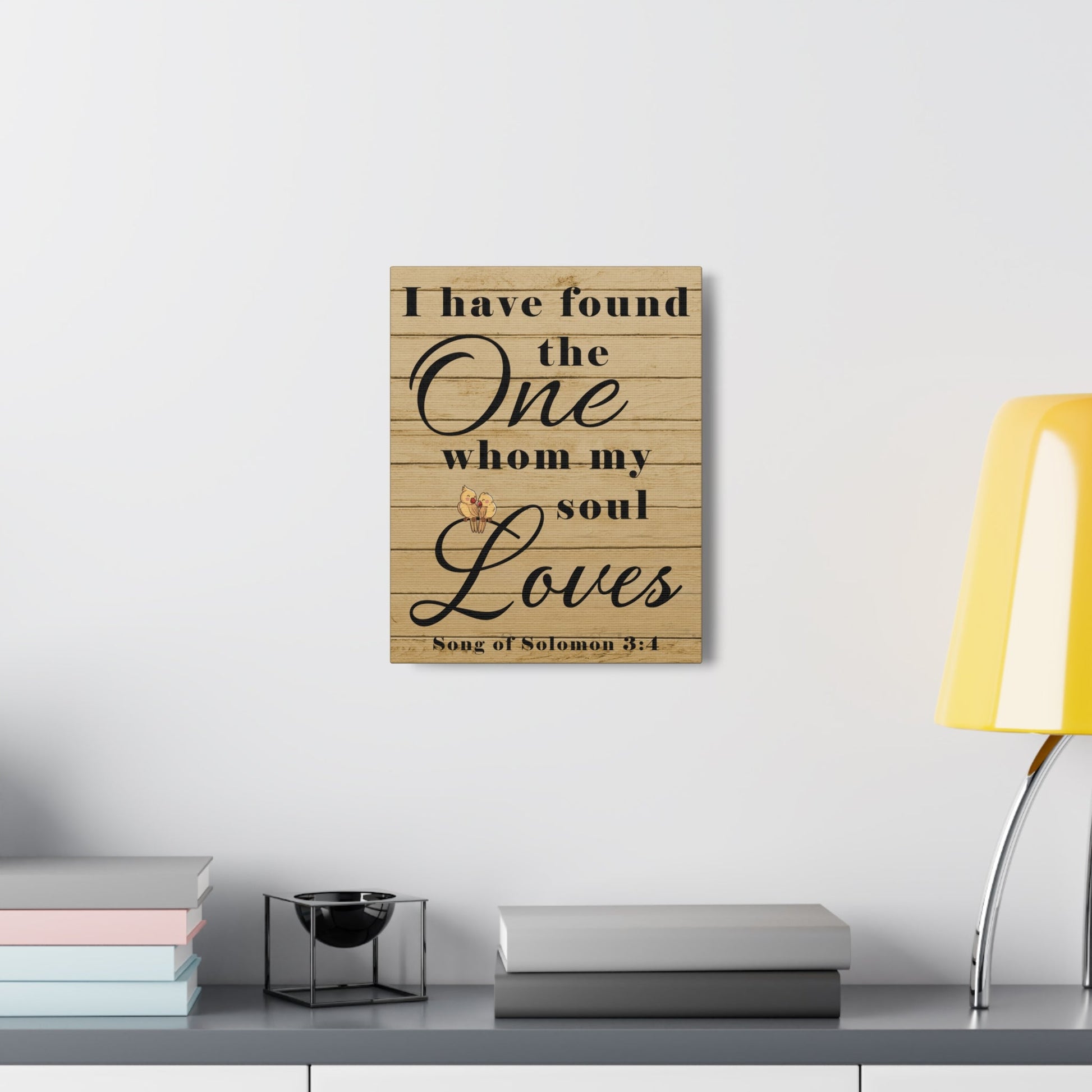 Scripture Walls Song of Solomon 3:4 Wood Christian Wall Art Print Ready to Hang Unframed-Express Your Love Gifts