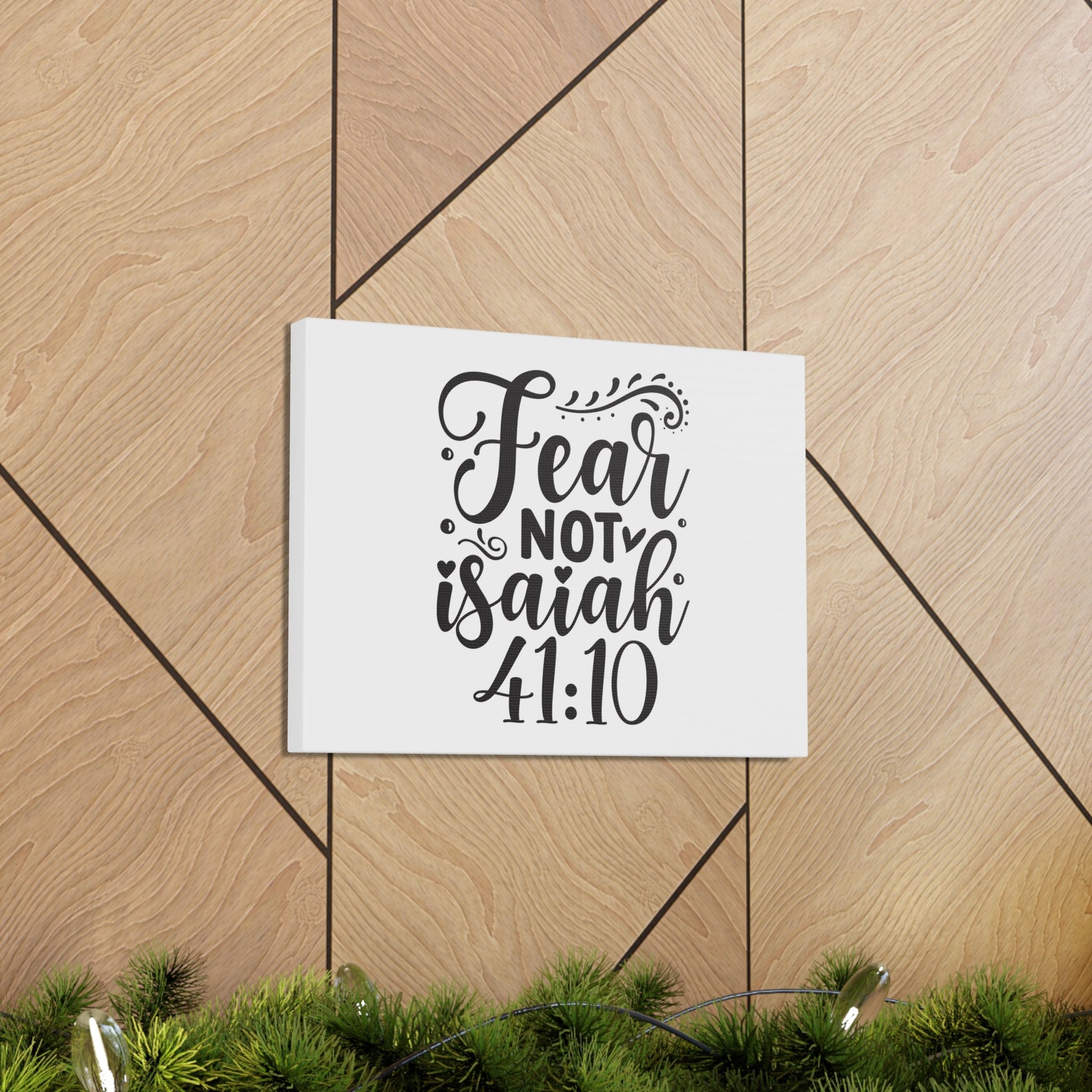 Scripture Walls Fear Not Isaiah 41:10 Bible Verse Canvas Christian Wall Art Ready To Hang-Express Your Love Gifts