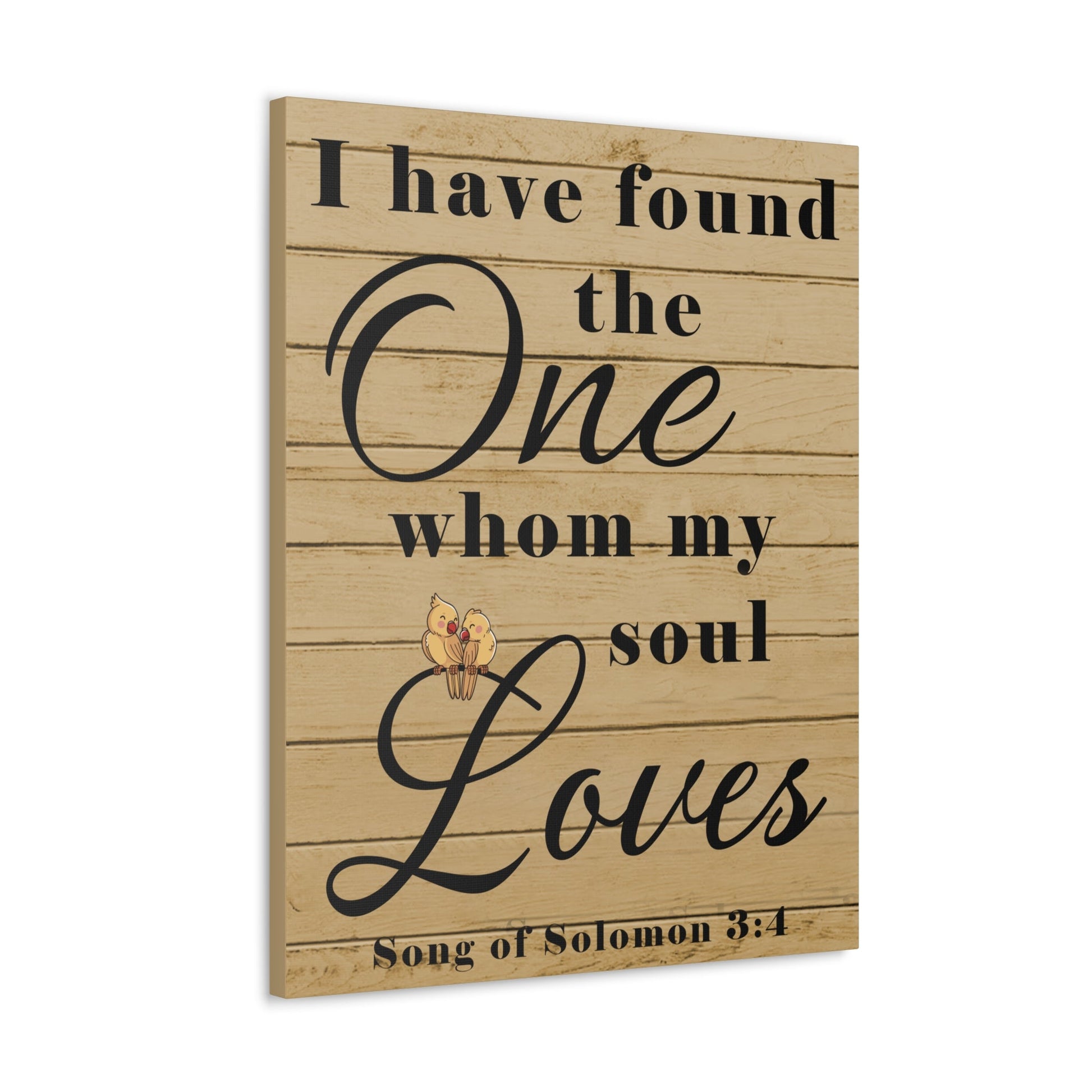 Scripture Walls Song of Solomon 3:4 Wood Christian Wall Art Print Ready to Hang Unframed-Express Your Love Gifts