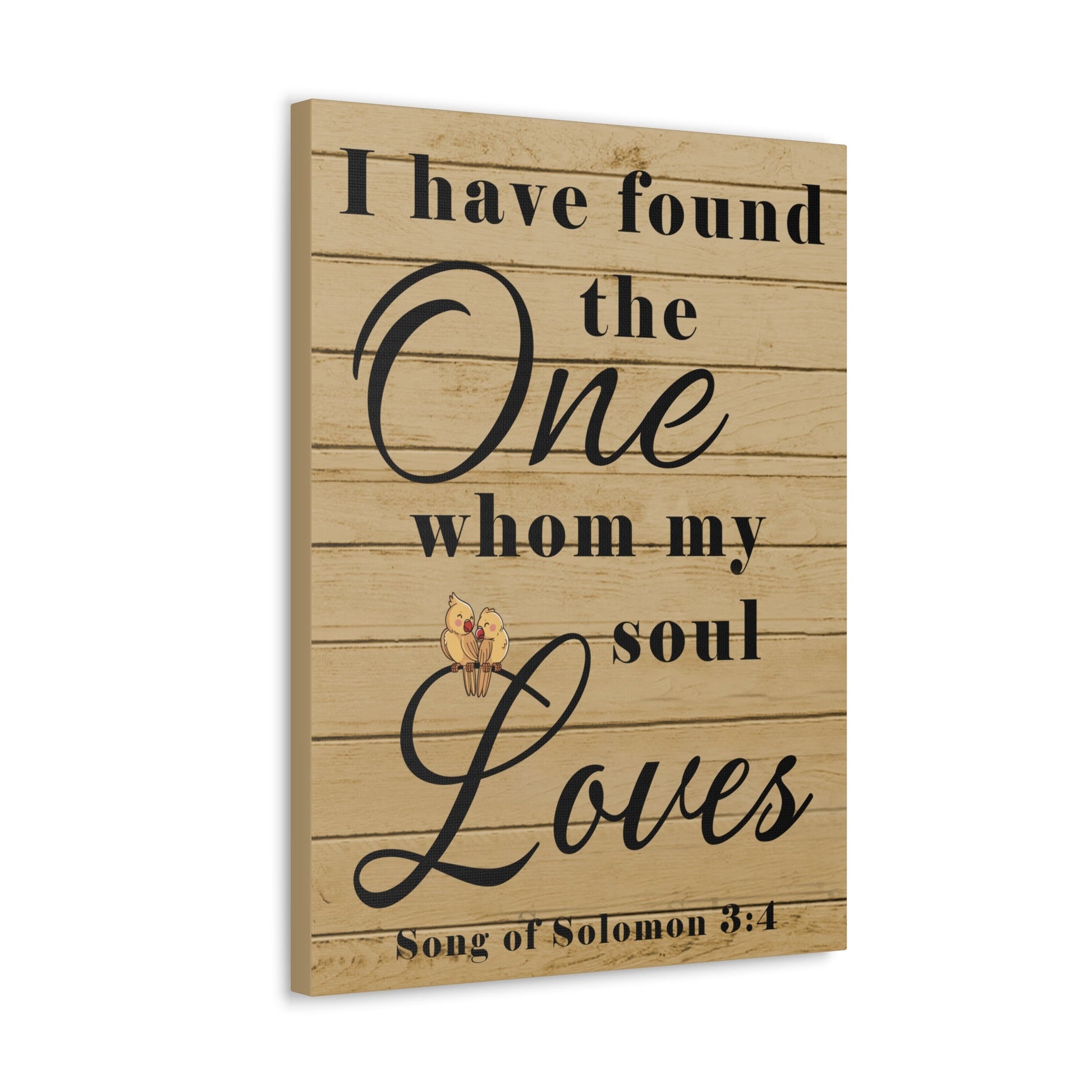Scripture Walls Song of Solomon 3:4 Wood Christian Wall Art Print Ready to Hang Unframed-Express Your Love Gifts