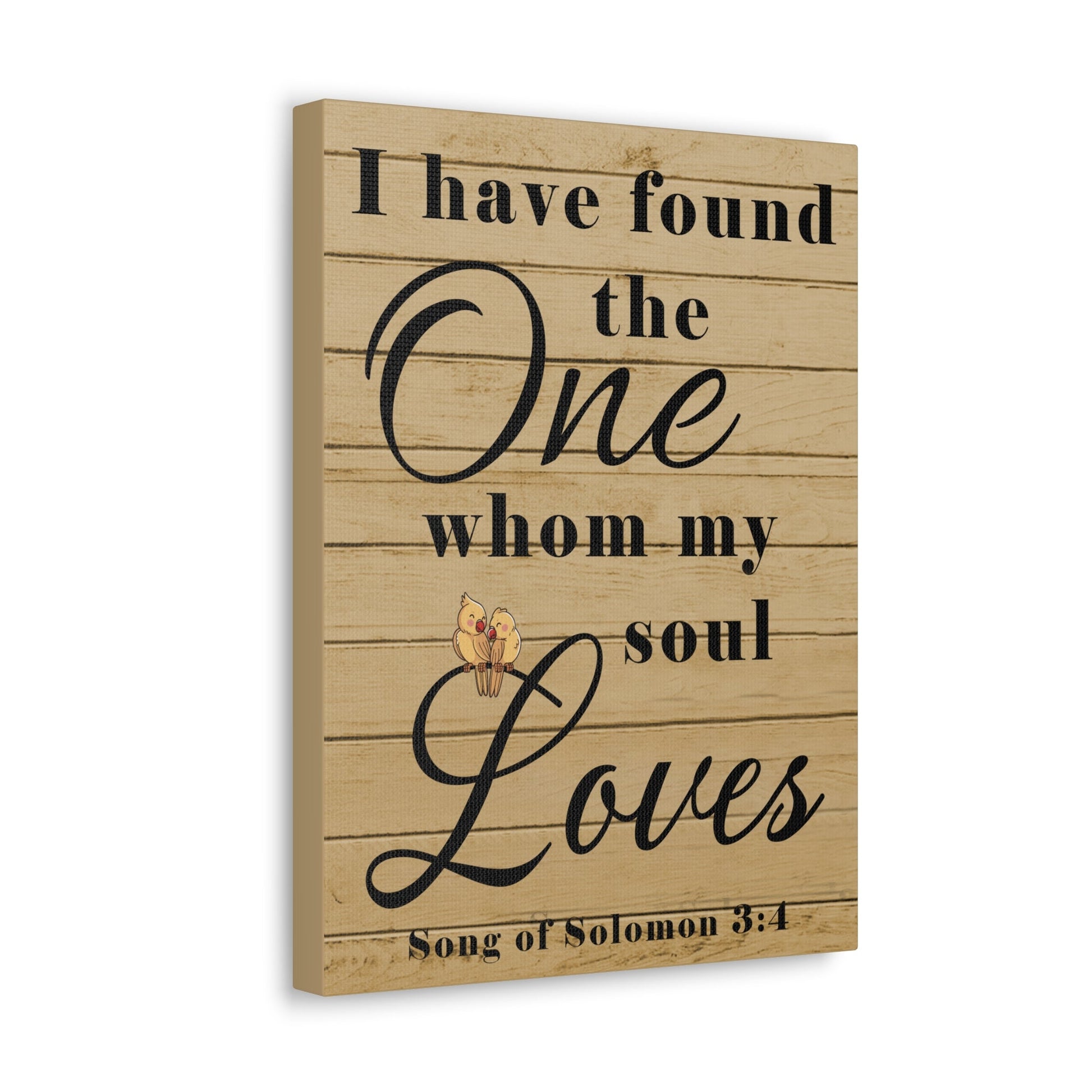 Scripture Walls Song of Solomon 3:4 Wood Christian Wall Art Print Ready to Hang Unframed-Express Your Love Gifts
