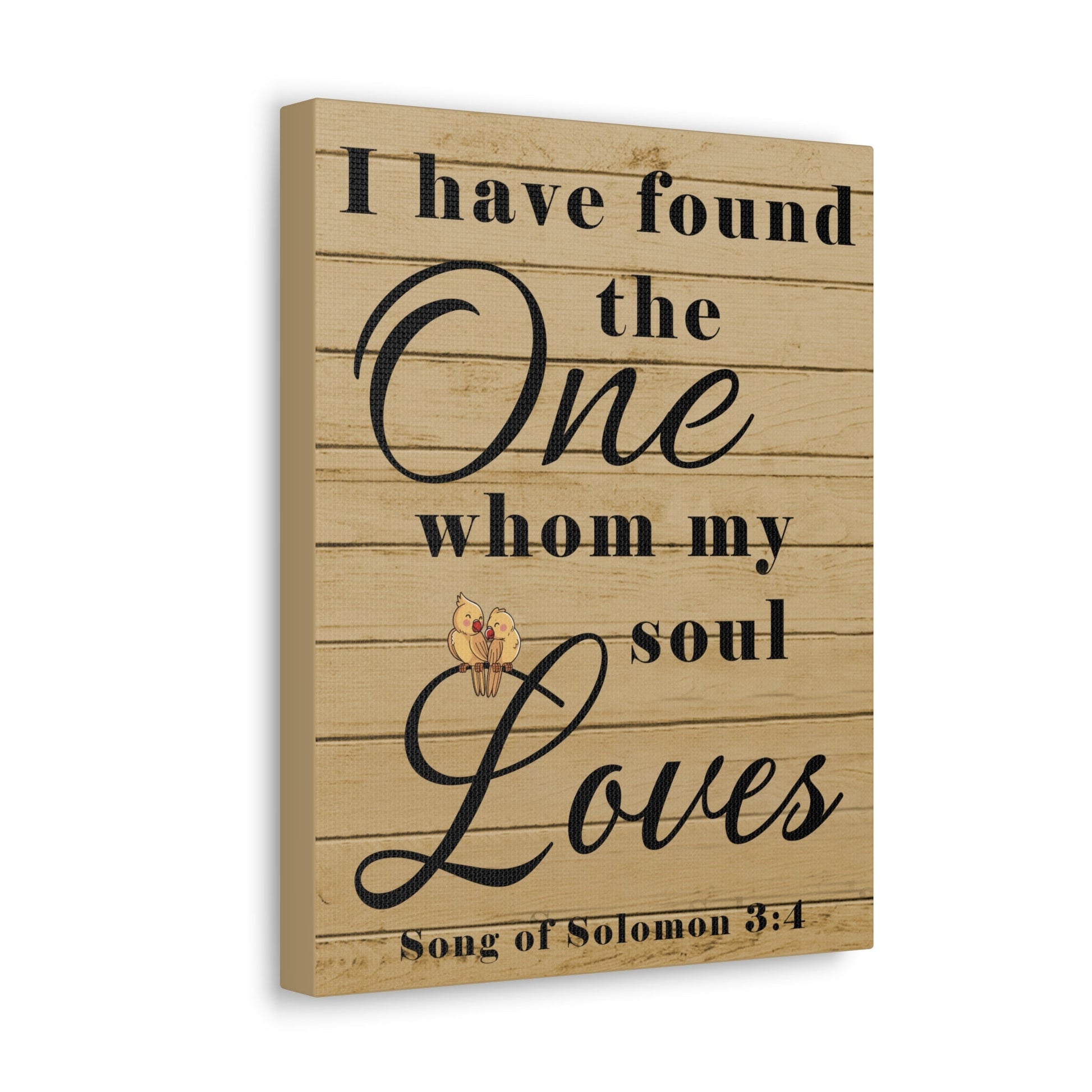 Scripture Walls Song of Solomon 3:4 Wood Christian Wall Art Print Ready to Hang Unframed-Express Your Love Gifts