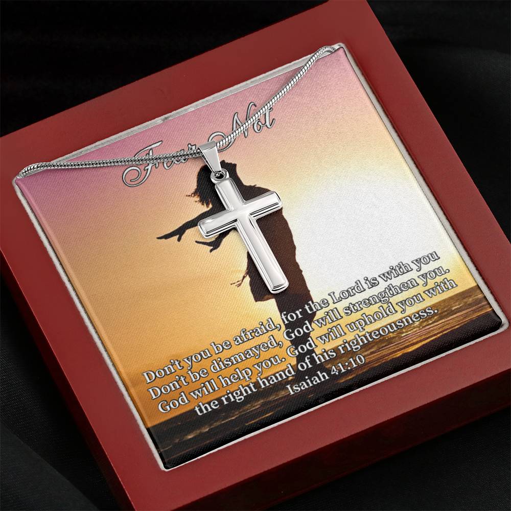 Scripture Card Don't You Be Afraid Isaiah 41:10 Let Not Your Heart Be Troubled Religious Gift-Express Your Love Gifts