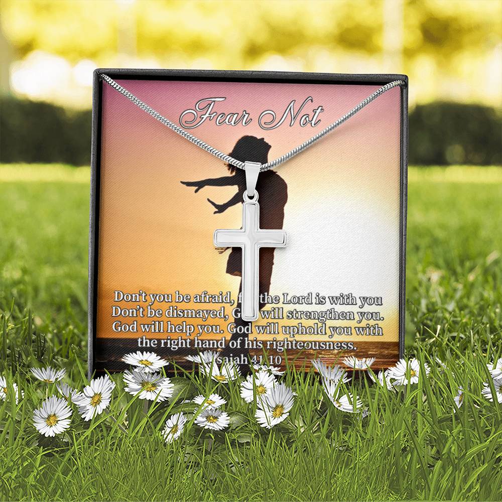 Scripture Card Don't You Be Afraid Isaiah 41:10 Let Not Your Heart Be Troubled Religious Gift-Express Your Love Gifts
