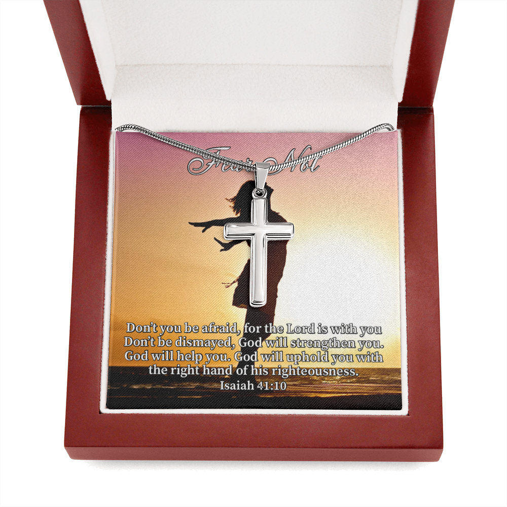 Scripture Card Don't You Be Afraid Isaiah 41:10 Let Not Your Heart Be Troubled Religious Gift-Express Your Love Gifts