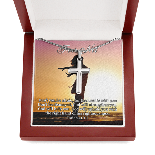 Scripture Card Don't You Be Afraid Isaiah 41:10 Let Not Your Heart Be Troubled Religious Gift-Express Your Love Gifts