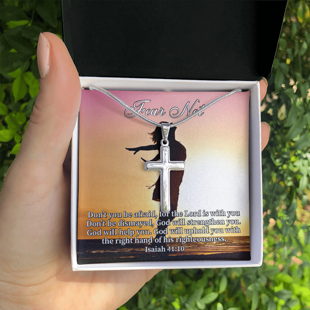 Scripture Card Don't You Be Afraid Isaiah 41:10 Let Not Your Heart Be Troubled Religious Gift-Express Your Love Gifts