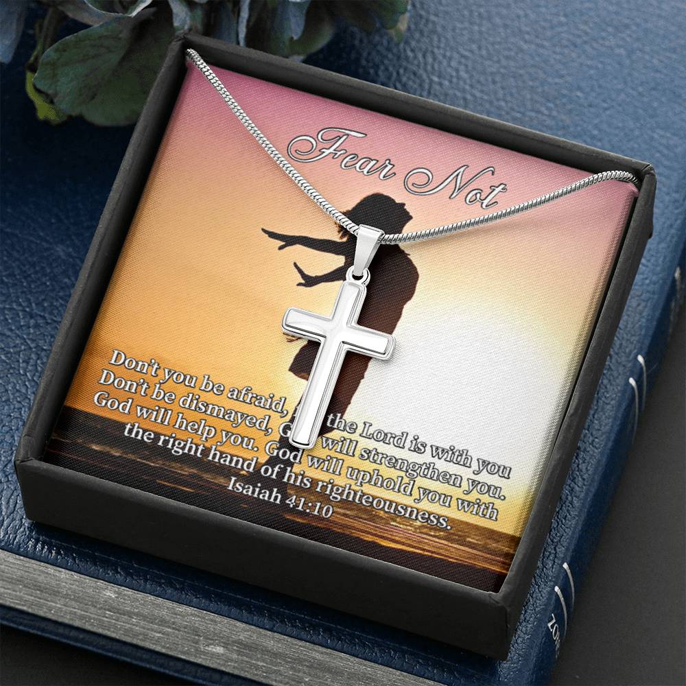 Scripture Card Don't You Be Afraid Isaiah 41:10 Let Not Your Heart Be Troubled Religious Gift-Express Your Love Gifts
