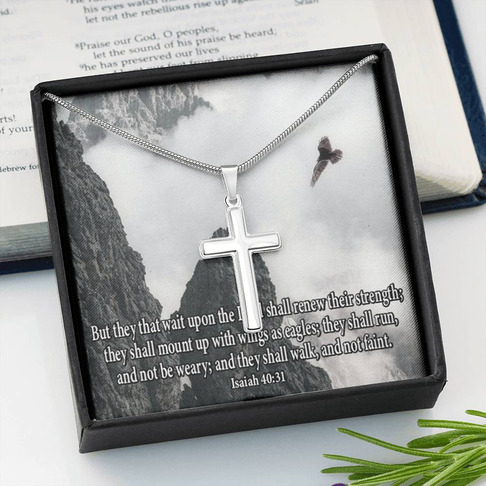 Scripture Card Isaiah 40:31 Let Not Your Heart Be Troubled Religious Gift-Express Your Love Gifts