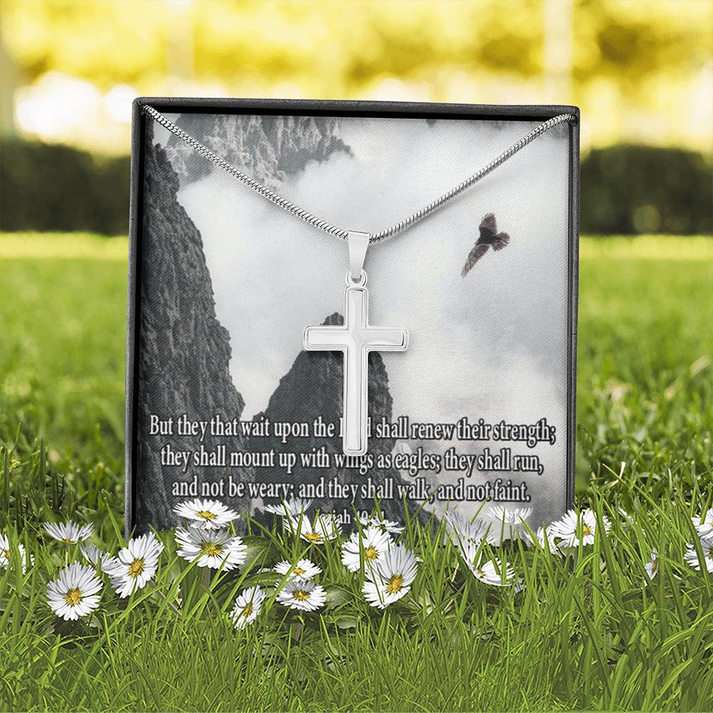 Scripture Card Isaiah 40:31 Let Not Your Heart Be Troubled Religious Gift-Express Your Love Gifts