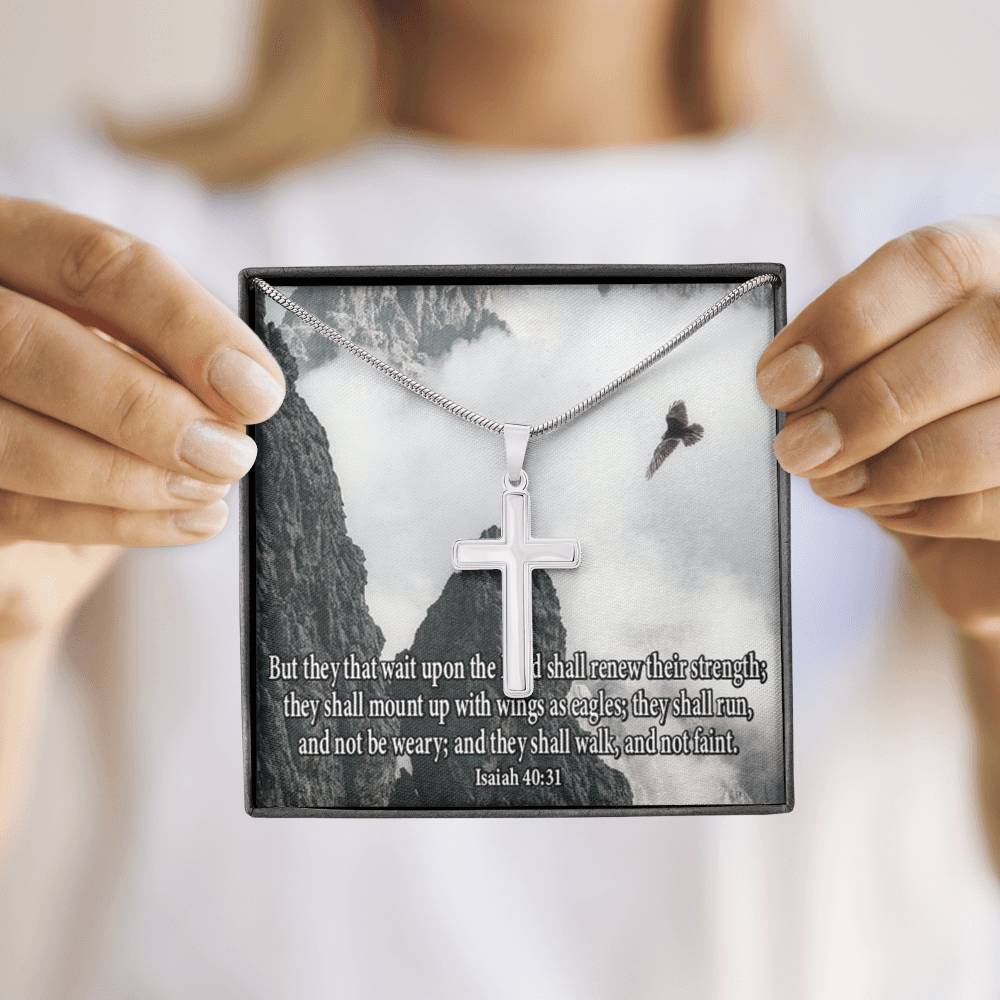 Scripture Card Isaiah 40:31 Let Not Your Heart Be Troubled Religious Gift-Express Your Love Gifts