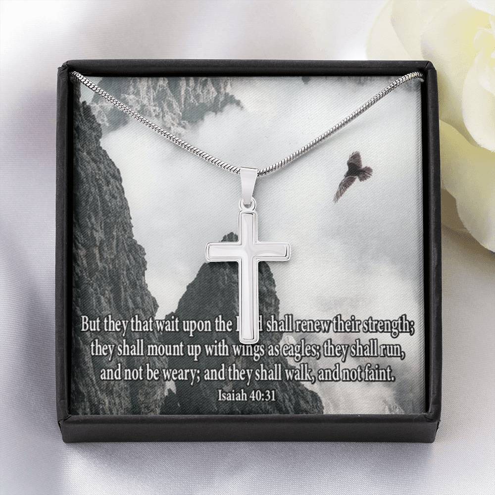 Scripture Card Isaiah 40:31 Let Not Your Heart Be Troubled Religious Gift-Express Your Love Gifts