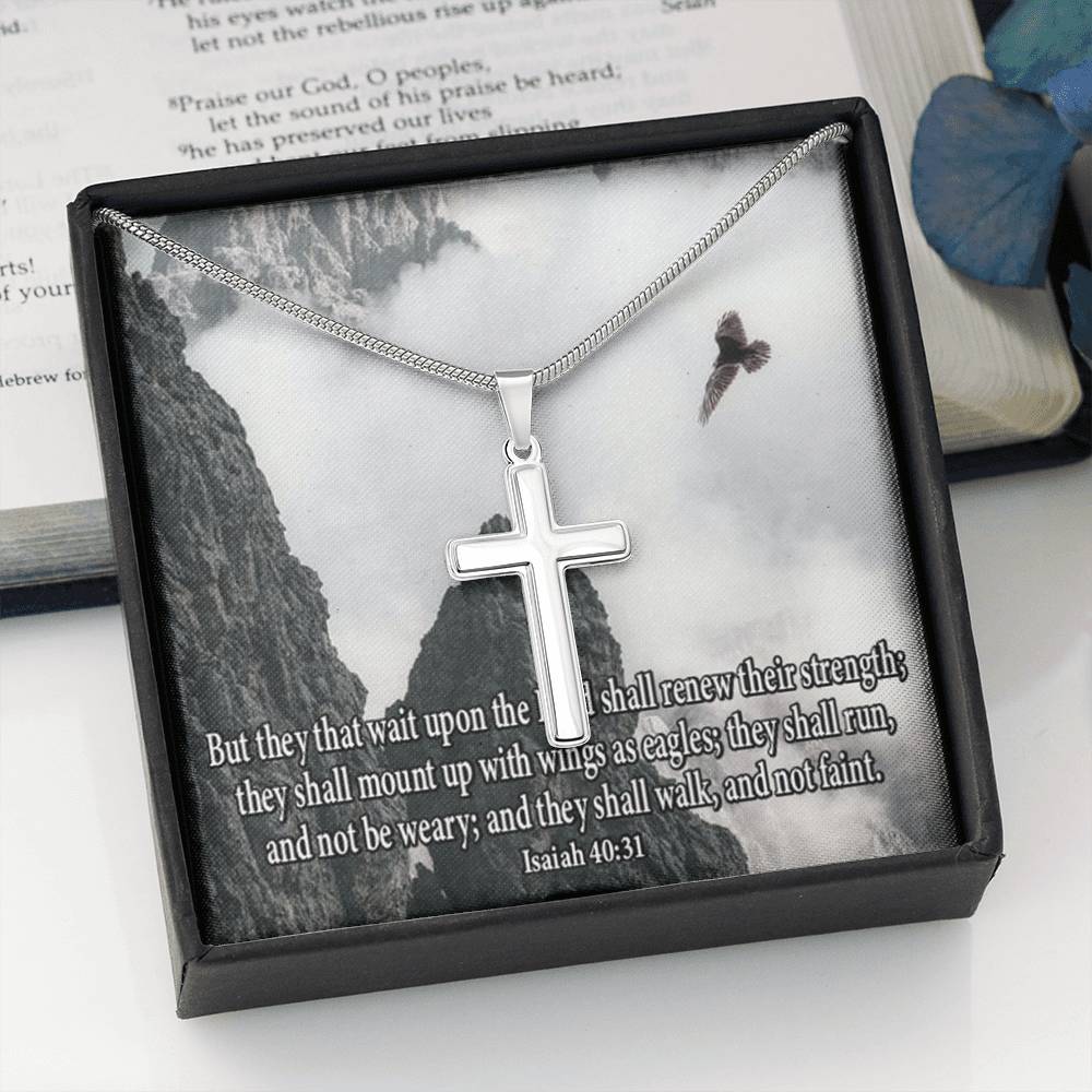 Scripture Card Isaiah 40:31 Let Not Your Heart Be Troubled Religious Gift-Express Your Love Gifts