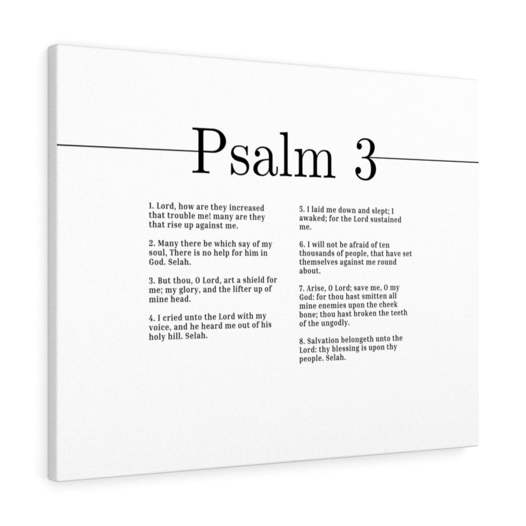 Arise O Lord Psalm 3 Bible Verse Canvas Christian Wall Art Ready to Hang Unframed-Express Your Love Gifts