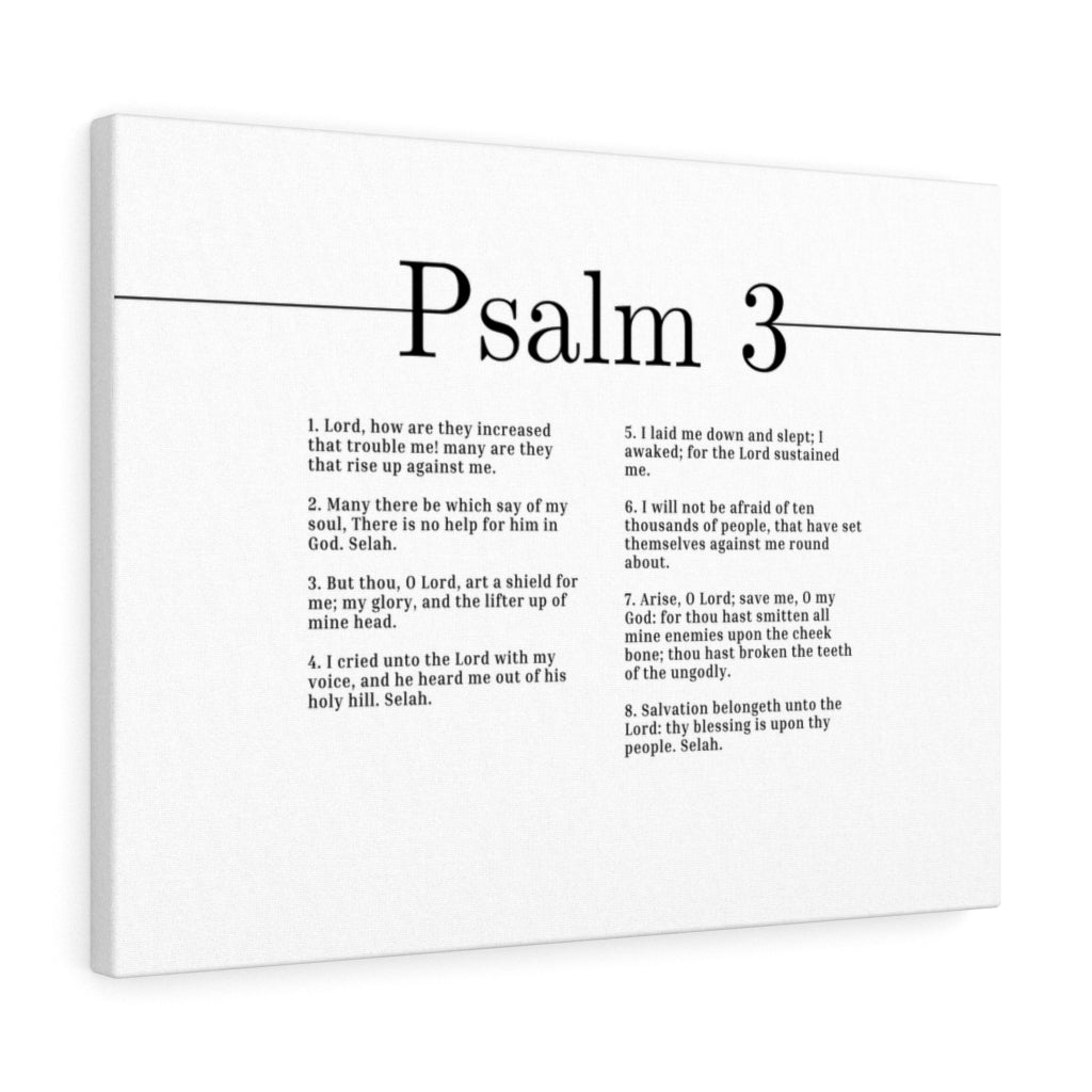 Arise O Lord Psalm 3 Bible Verse Canvas Christian Wall Art Ready to Hang Unframed-Express Your Love Gifts