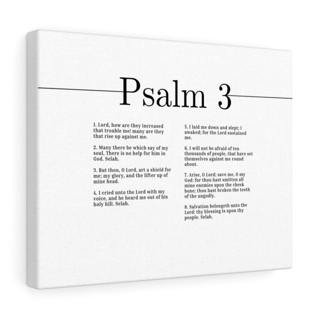 Arise O Lord Psalm 3 Bible Verse Canvas Christian Wall Art Ready to Hang Unframed-Express Your Love Gifts