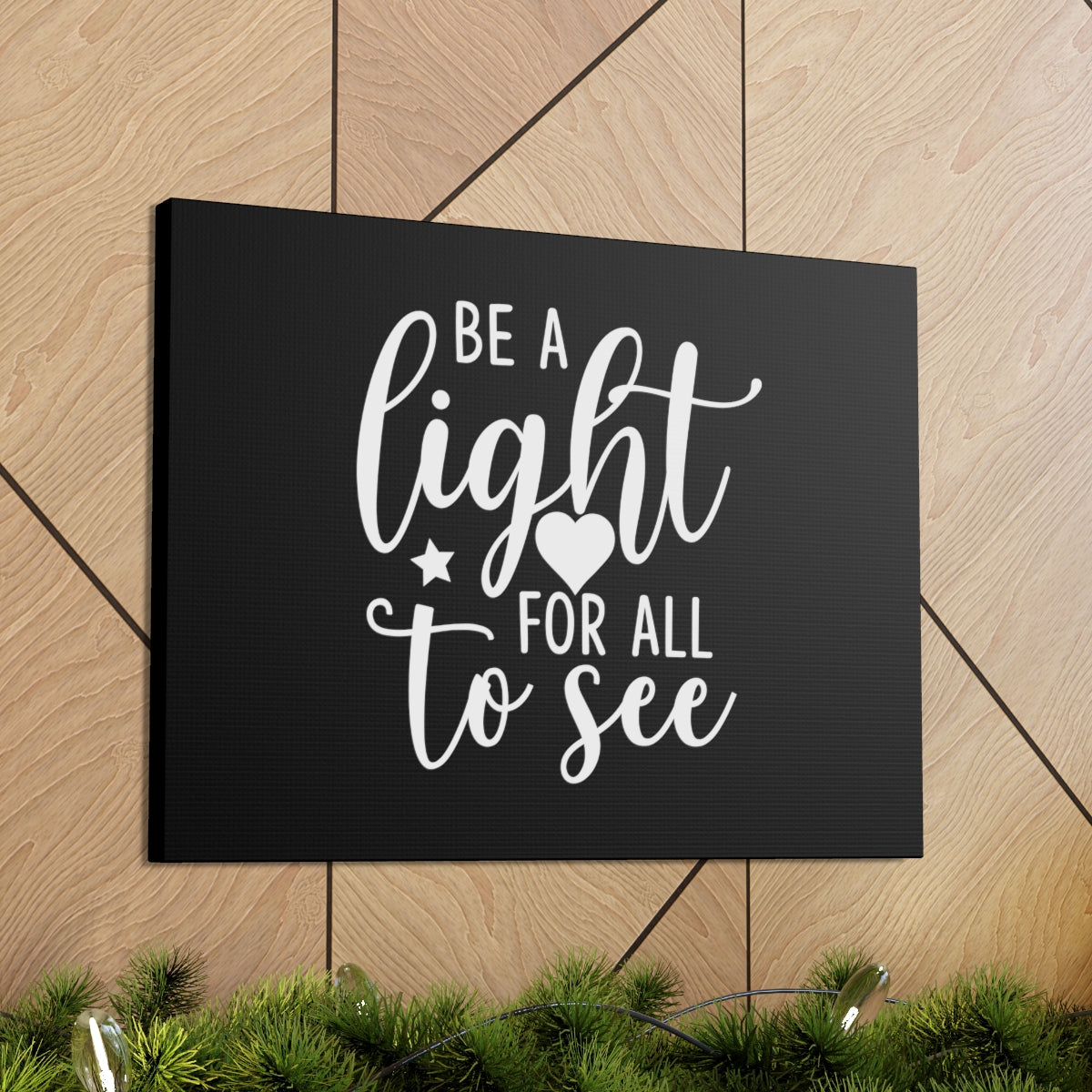 Be A Light For All To See Matthew 5:16 Christian Wall Art Bible Verse Print Ready to Hang Unframed-Express Your Love Gifts