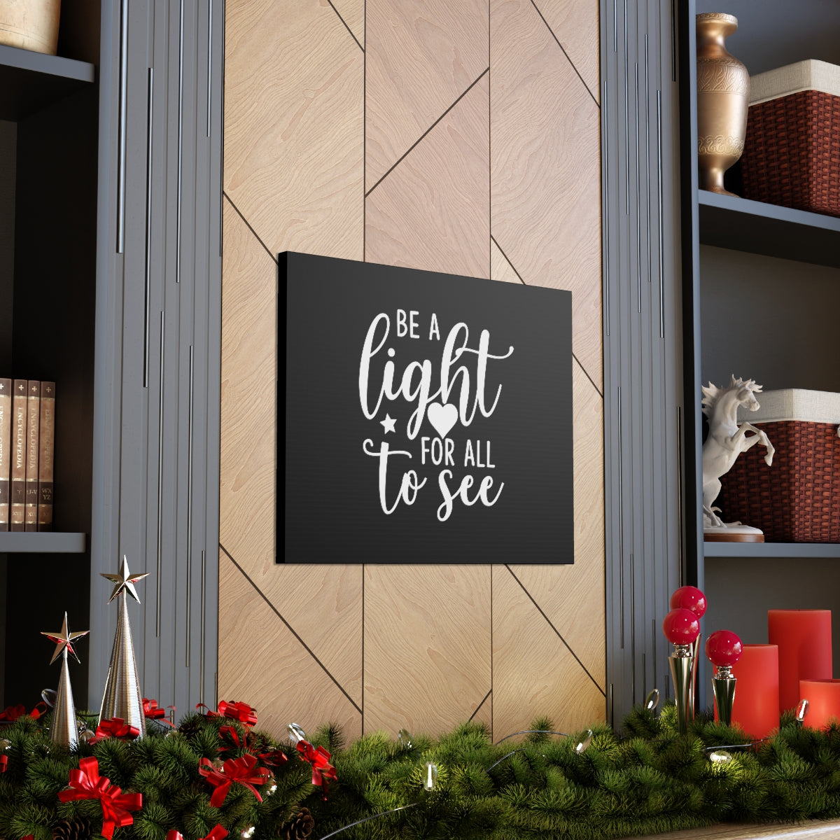 Be A Light For All To See Matthew 5:16 Christian Wall Art Bible Verse Print Ready to Hang Unframed-Express Your Love Gifts
