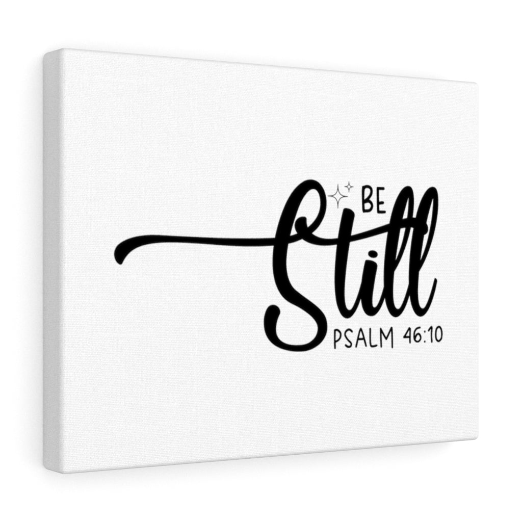 Be Still Star Psalm 46:10 Bible Verse Canvas Christian Wall Art Ready to Hang Unframed-Express Your Love Gifts