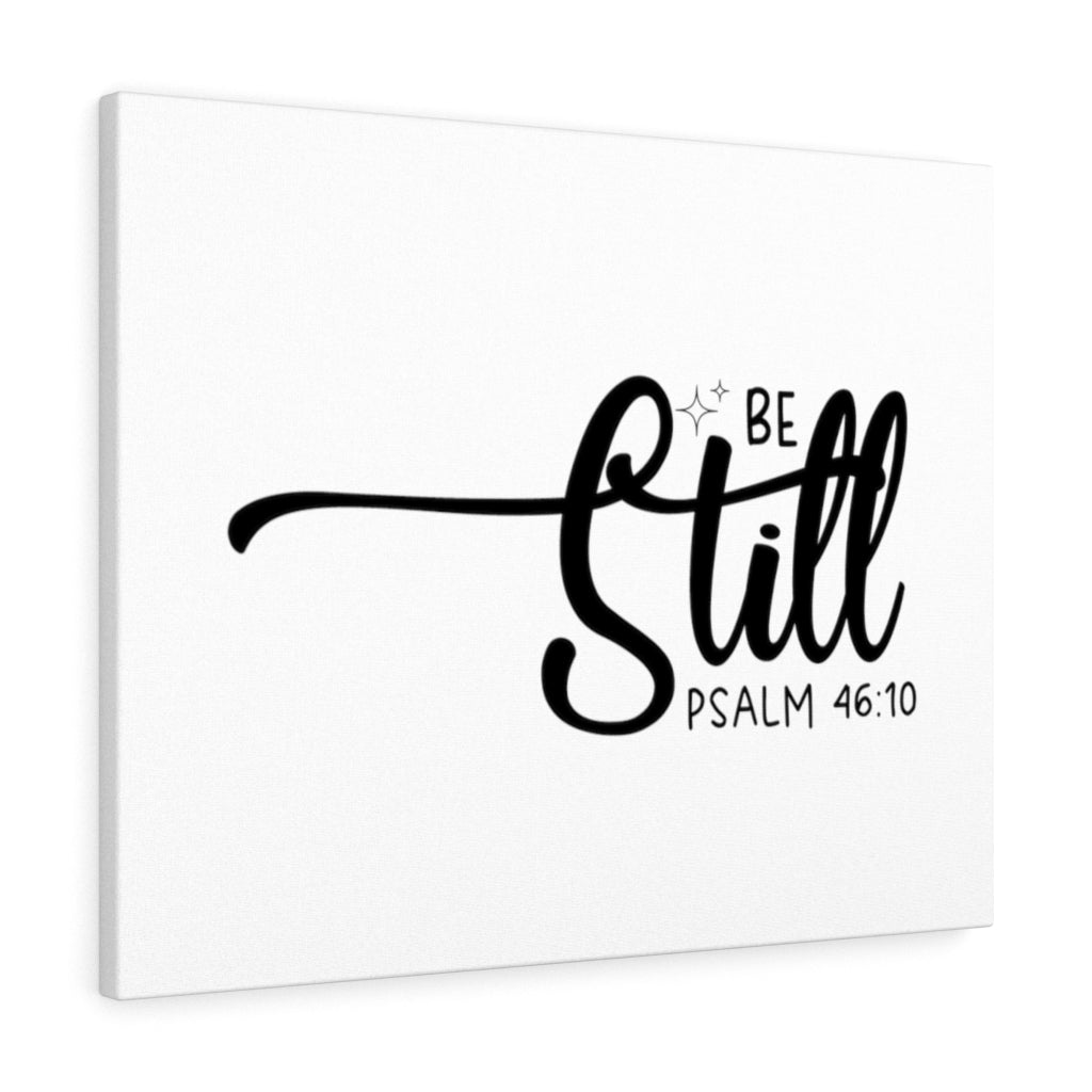 Be Still Star Psalm 46:10 Bible Verse Canvas Christian Wall Art Ready to Hang Unframed-Express Your Love Gifts