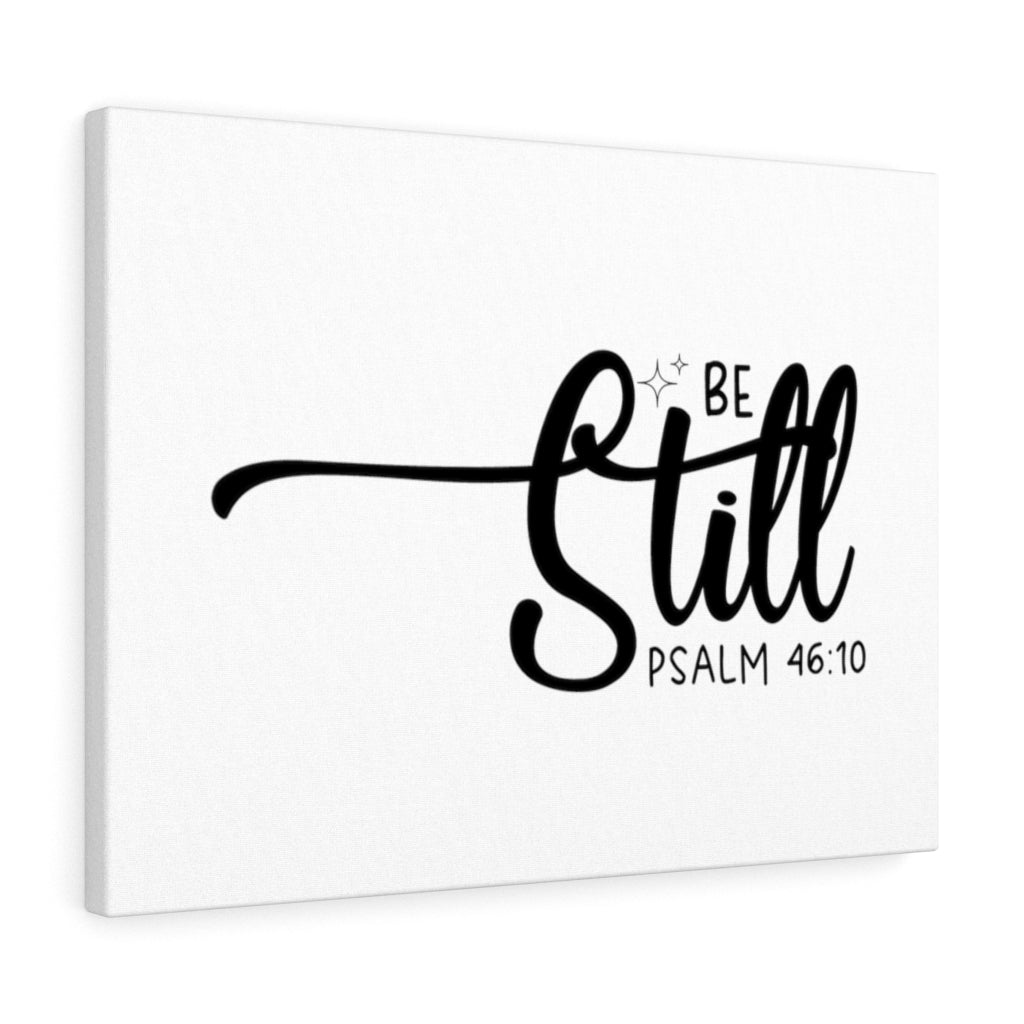Be Still Star Psalm 46:10 Bible Verse Canvas Christian Wall Art Ready to Hang Unframed-Express Your Love Gifts