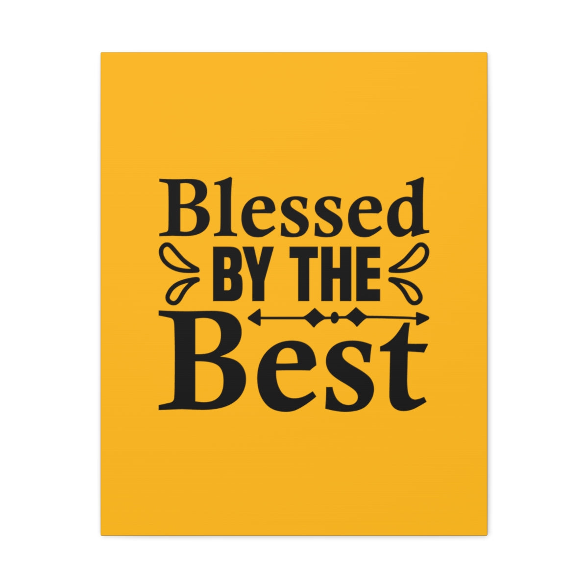Scripture Walls Blessed By The Best Orange Philippians 4:19 Bible Canvas Christian Wall Art Ready to Hang Unframed-Express Your Love Gifts