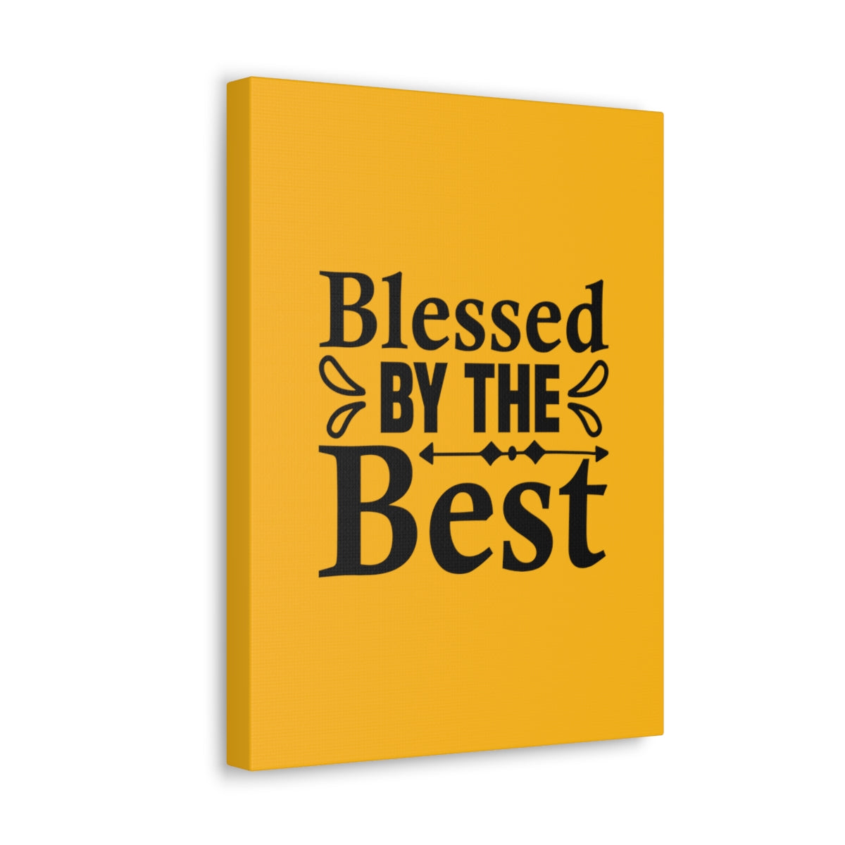 Scripture Walls Blessed By The Best Orange Philippians 4:19 Bible Canvas Christian Wall Art Ready to Hang Unframed-Express Your Love Gifts