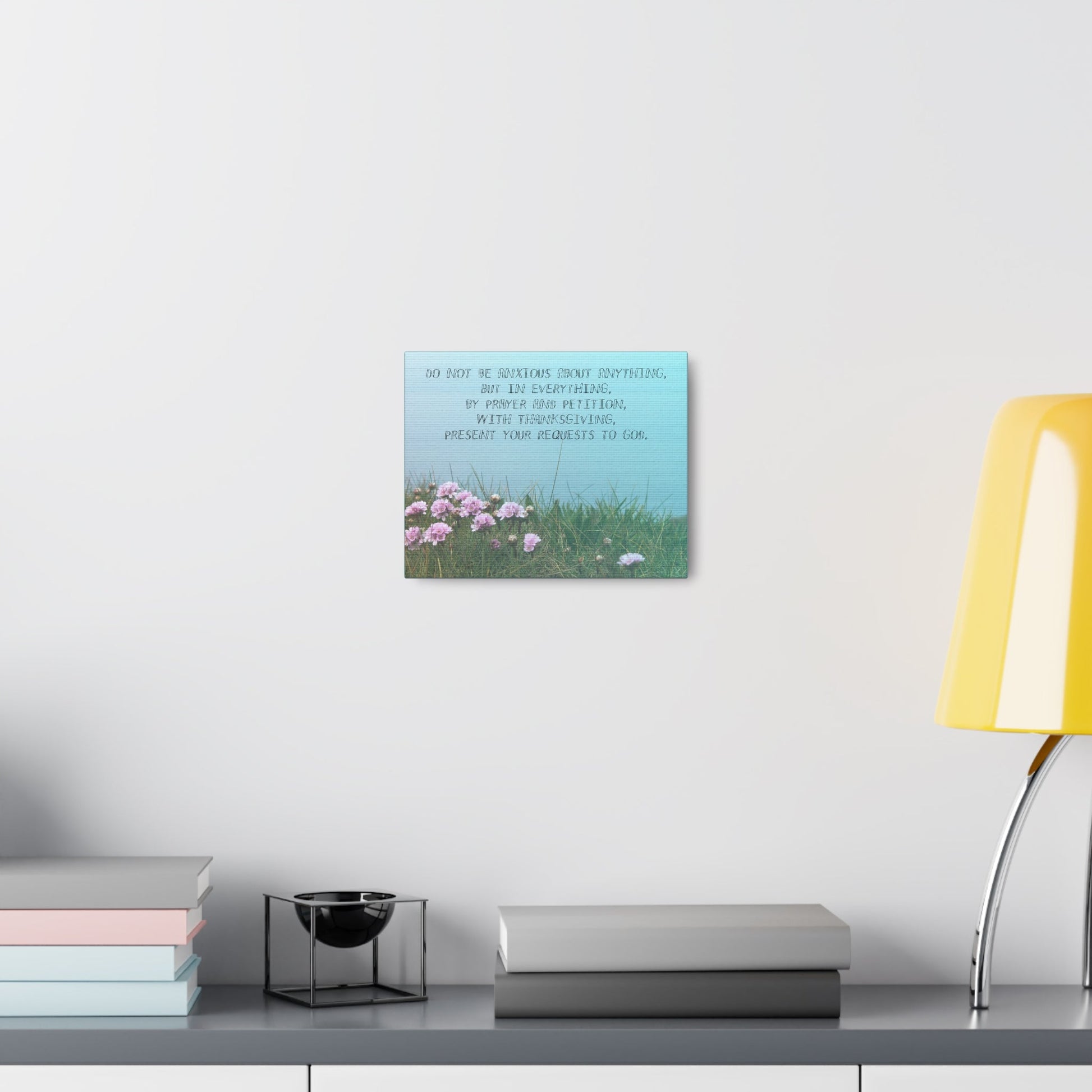 By Prayer And Petition Philippians 4:6 Christian Wall Art Bible Verse Print Ready to Hang Unframed-Express Your Love Gifts