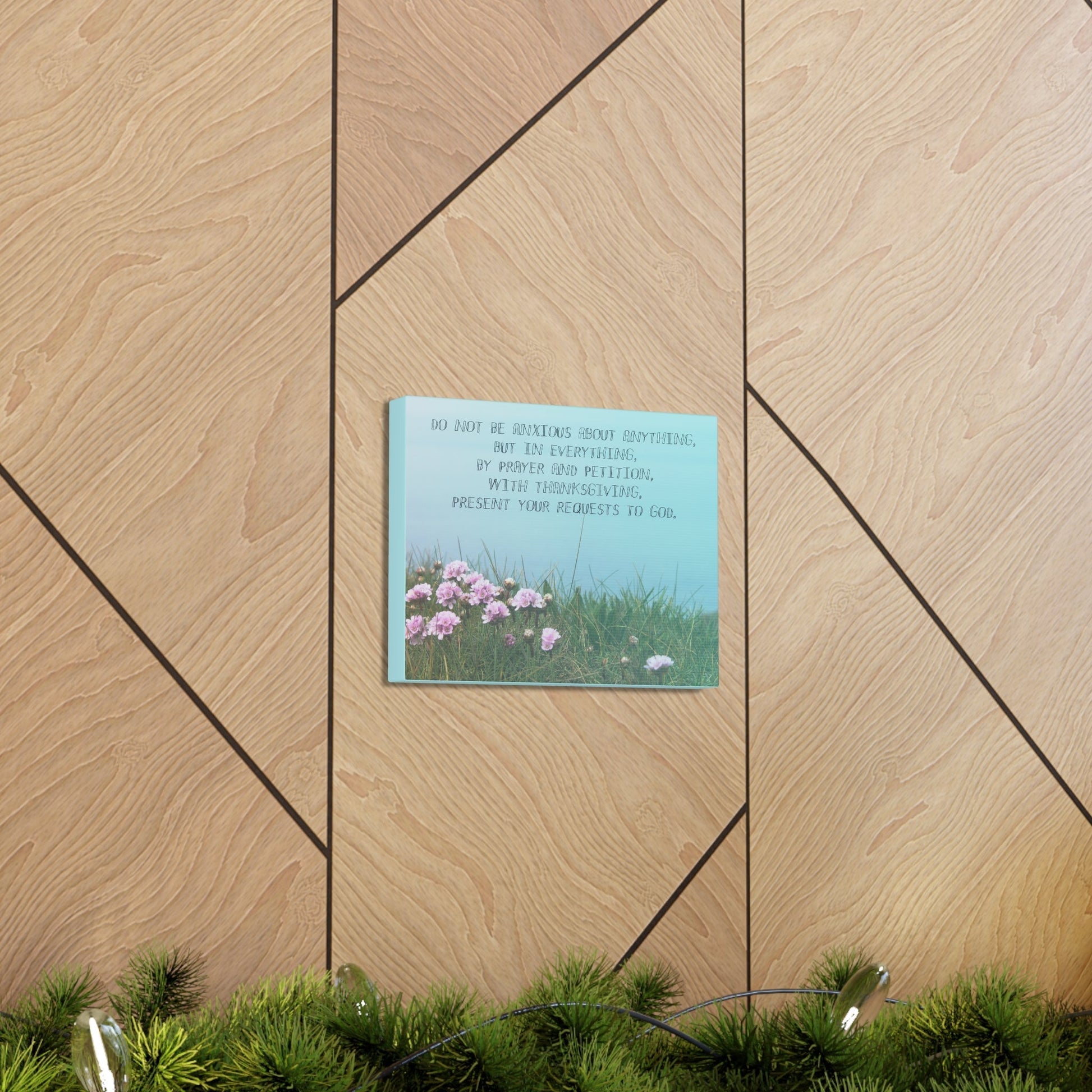 By Prayer And Petition Philippians 4:6 Christian Wall Art Bible Verse Print Ready to Hang Unframed-Express Your Love Gifts