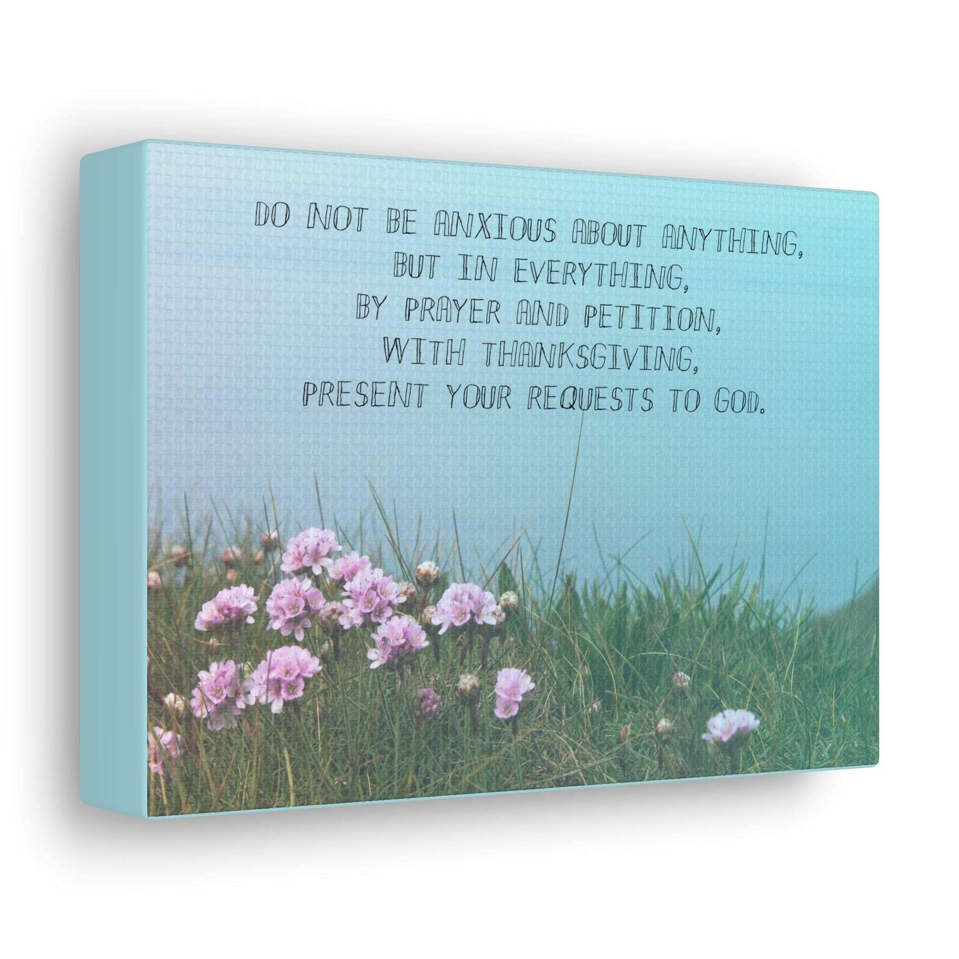 By Prayer And Petition Philippians 4:6 Christian Wall Art Bible Verse Print Ready to Hang Unframed-Express Your Love Gifts