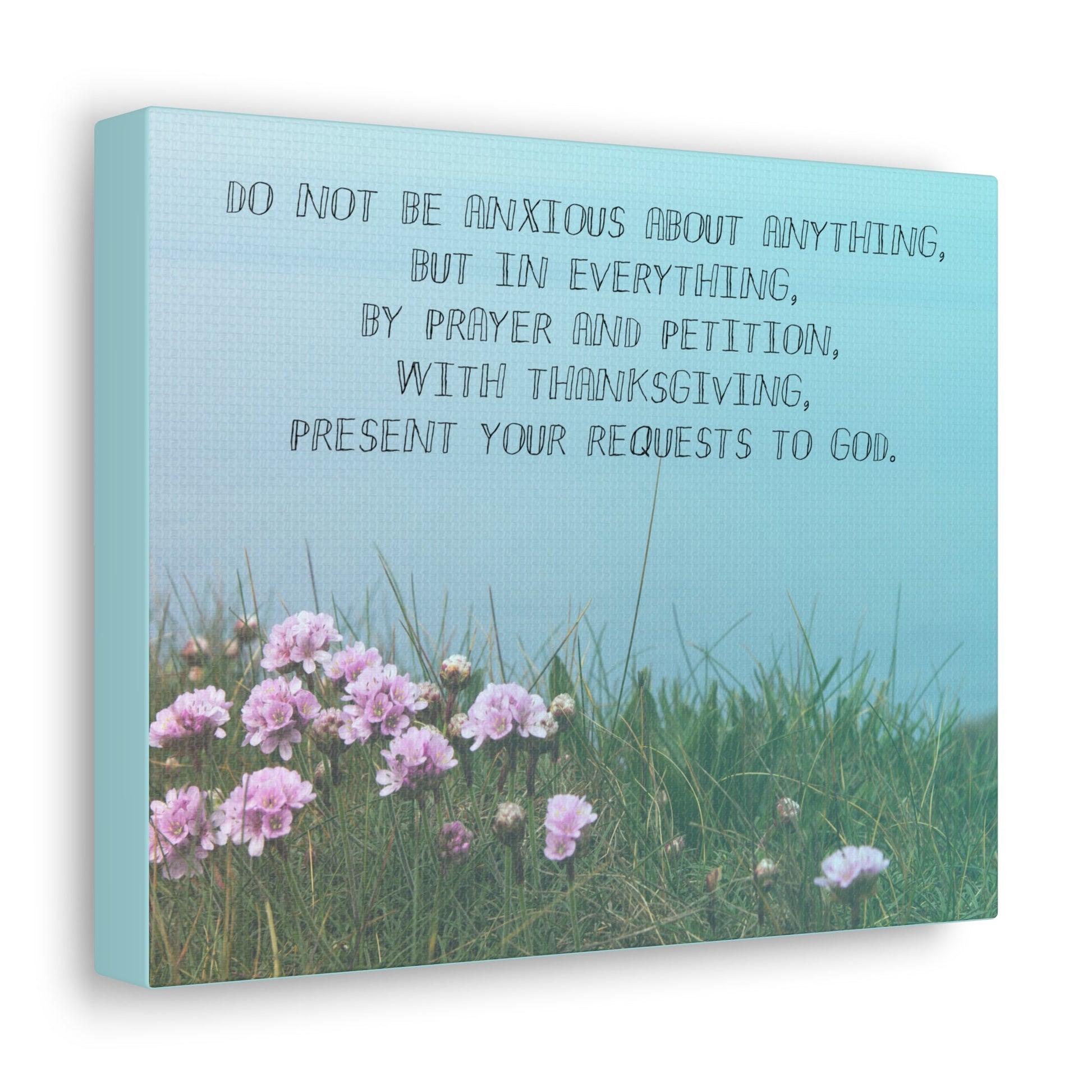 By Prayer And Petition Philippians 4:6 Christian Wall Art Bible Verse Print Ready to Hang Unframed-Express Your Love Gifts