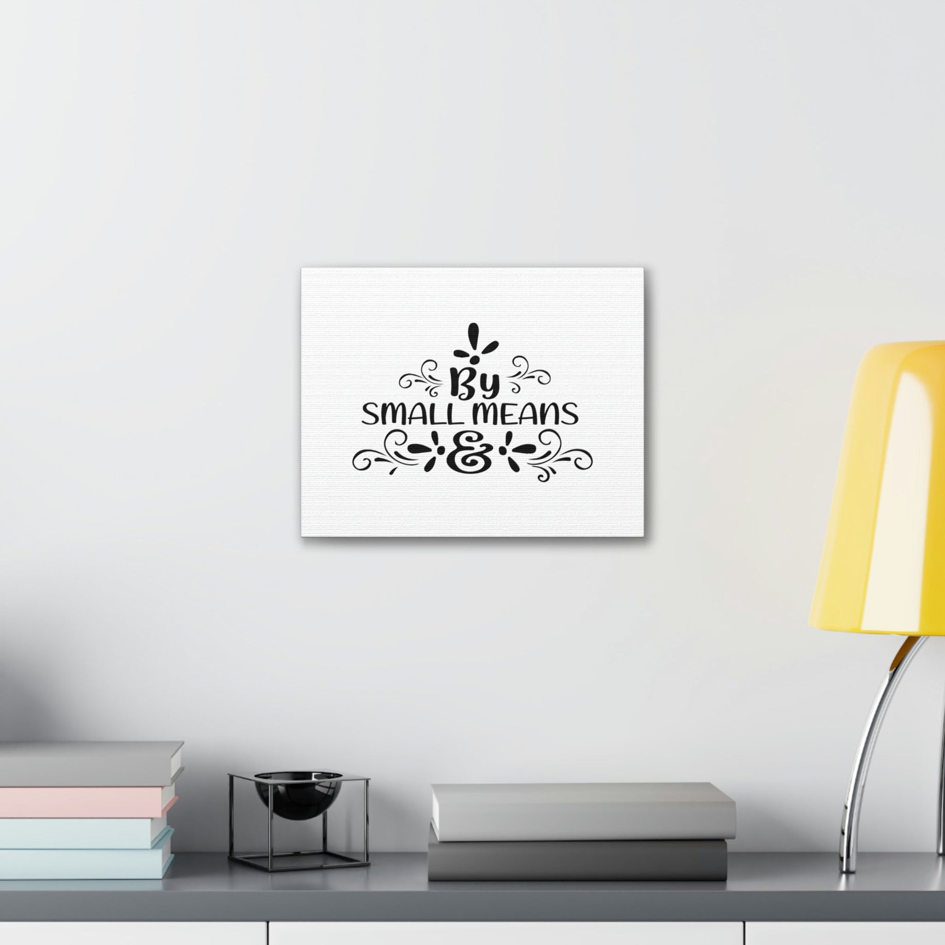 By Small Means Colossians 3:2 Christian Wall Art Bible Verse Print Ready to Hang Unframed-Express Your Love Gifts