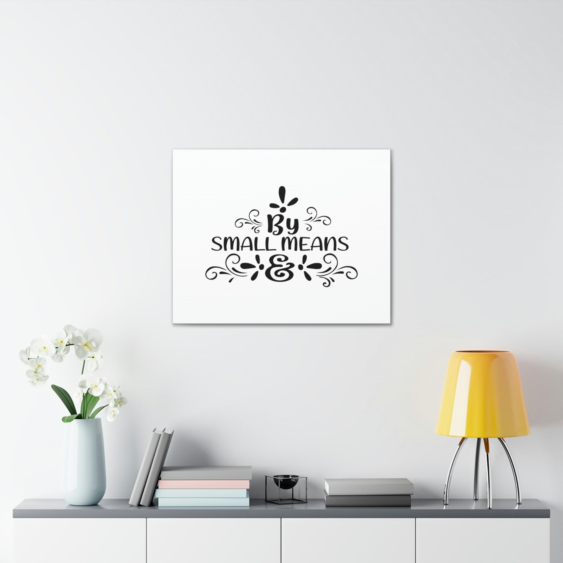 By Small Means Colossians 3:2 Christian Wall Art Bible Verse Print Ready to Hang Unframed-Express Your Love Gifts