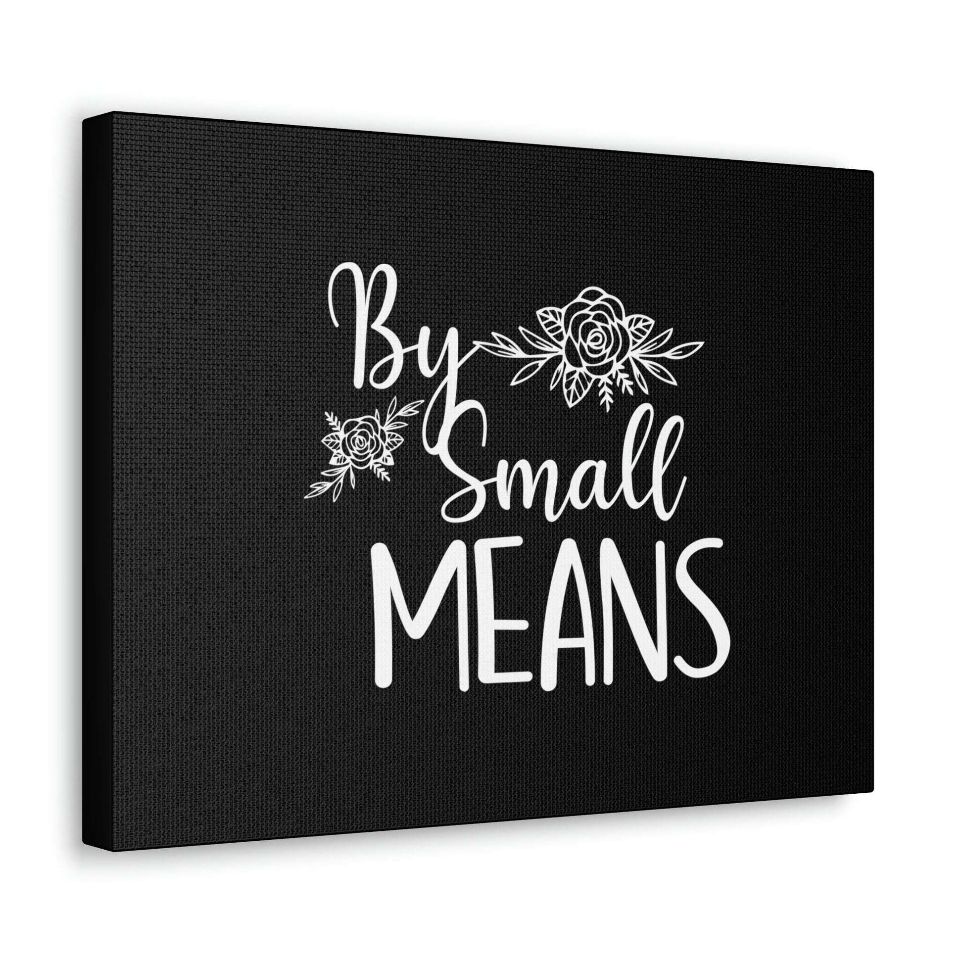 By Small Means Luke 16:10 Flower Christian Wall Art Bible Verse Print Ready to Hang Unframed-Express Your Love Gifts