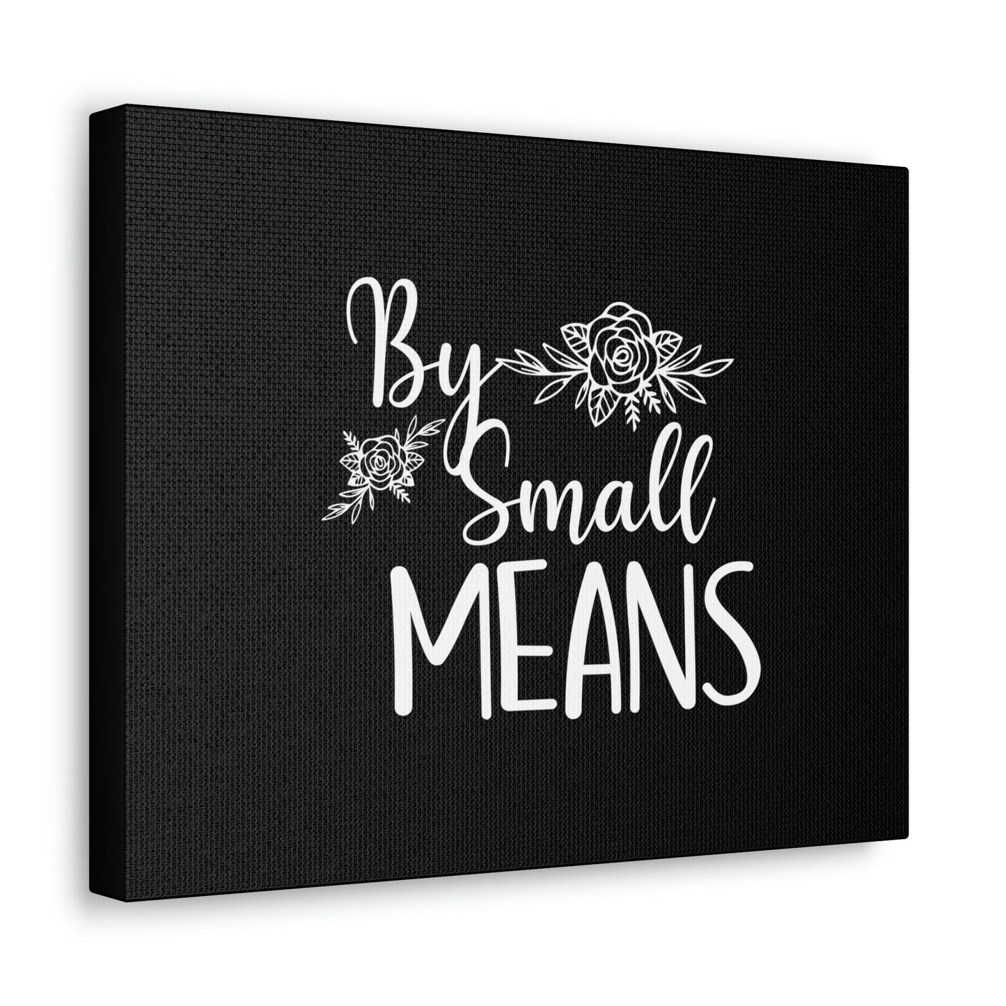 By Small Means Luke 16:10 Flower Christian Wall Art Bible Verse Print Ready to Hang Unframed-Express Your Love Gifts