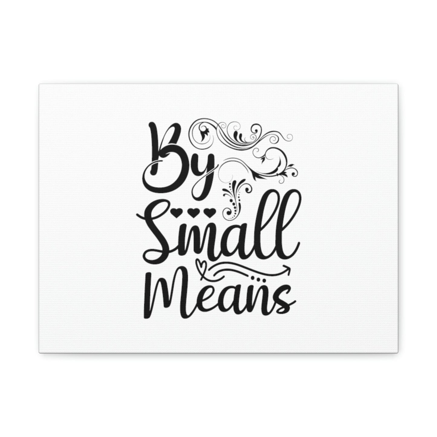 By Small Means Luke 16:10 Hearts Christian Wall Art Bible Verse Print Ready to Hang Unframed-Express Your Love Gifts