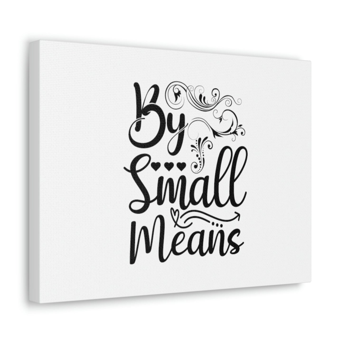 By Small Means Luke 16:10 Hearts Christian Wall Art Bible Verse Print Ready to Hang Unframed-Express Your Love Gifts