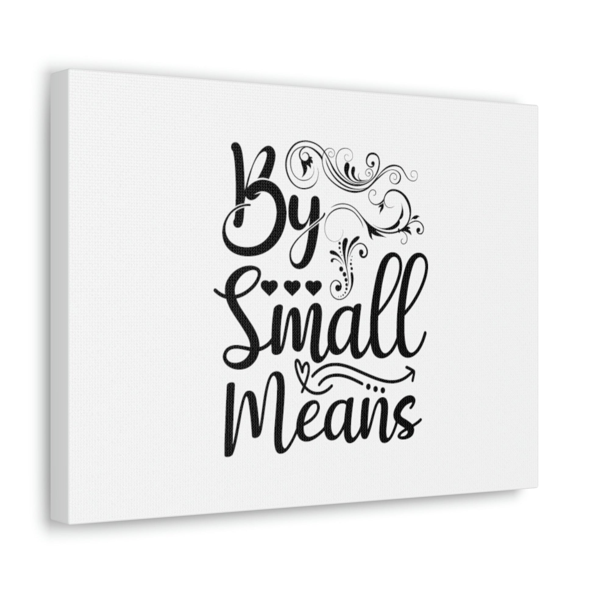 By Small Means Luke 16:10 Hearts Christian Wall Art Bible Verse Print Ready to Hang Unframed-Express Your Love Gifts