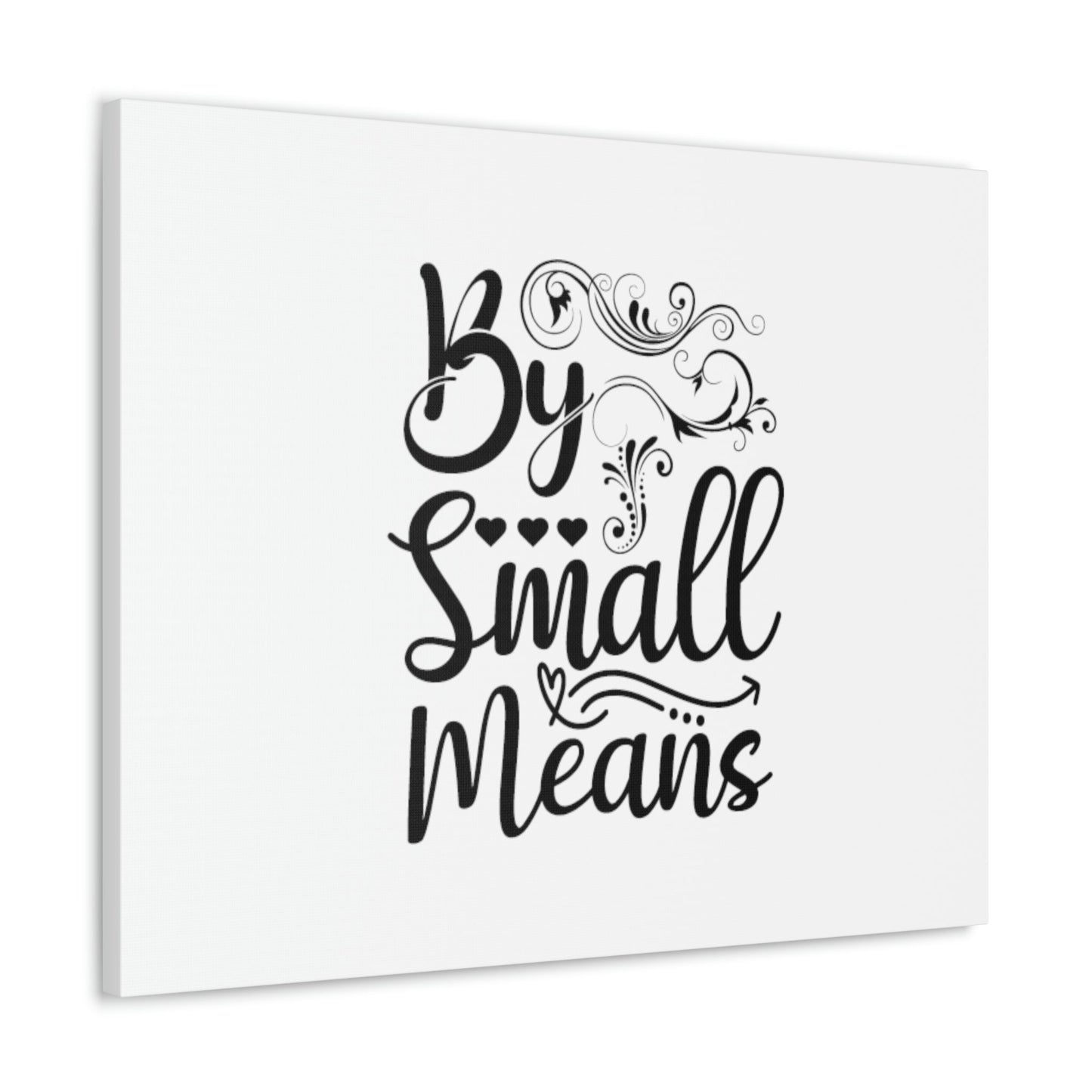 By Small Means Luke 16:10 Hearts Christian Wall Art Bible Verse Print Ready to Hang Unframed-Express Your Love Gifts