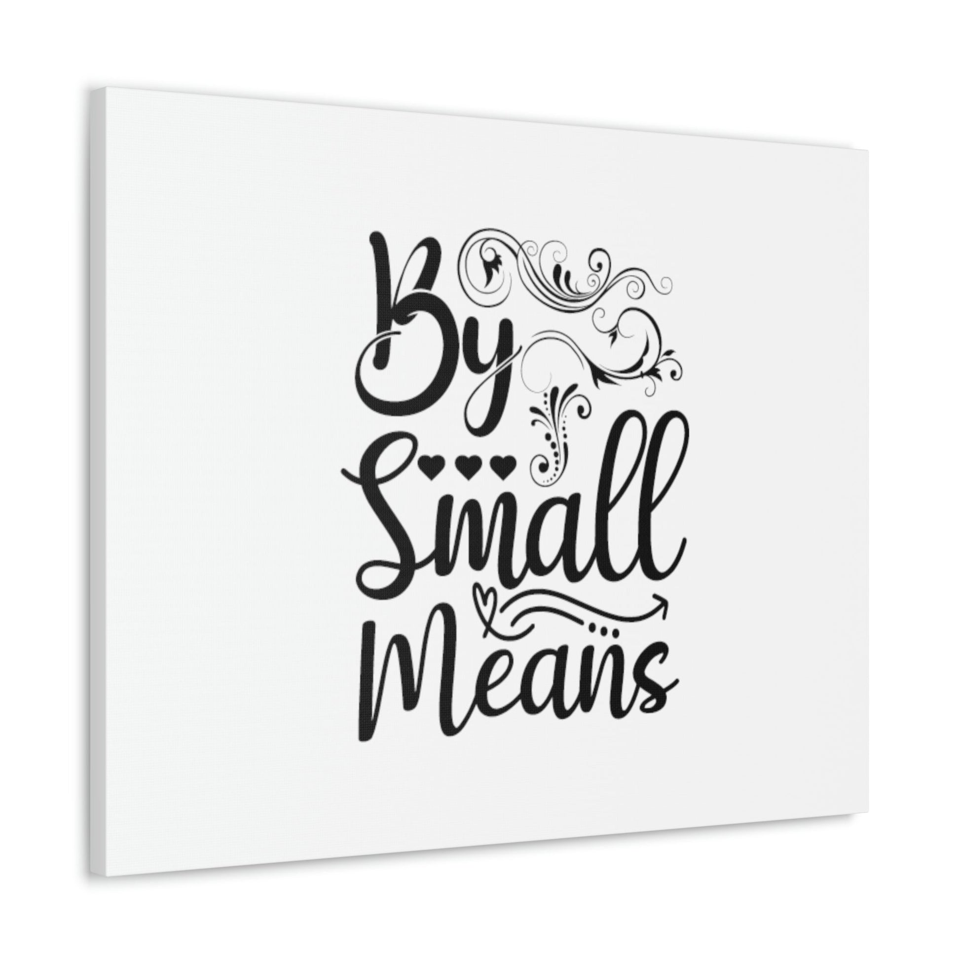 By Small Means Luke 16:10 Hearts Christian Wall Art Bible Verse Print Ready to Hang Unframed-Express Your Love Gifts