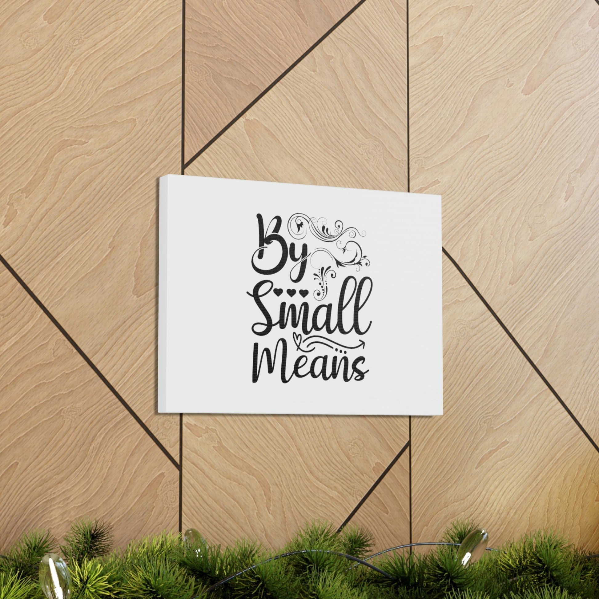 By Small Means Luke 16:10 Hearts Christian Wall Art Bible Verse Print Ready to Hang Unframed-Express Your Love Gifts