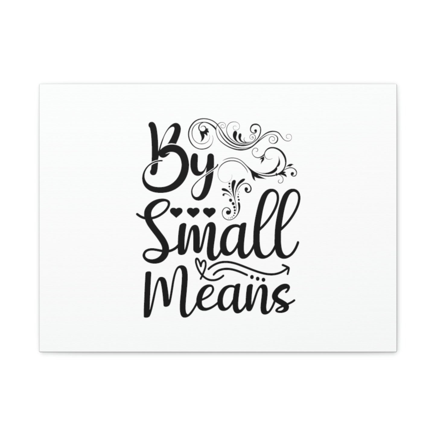 By Small Means Luke 16:10 Hearts Christian Wall Art Bible Verse Print Ready to Hang Unframed-Express Your Love Gifts