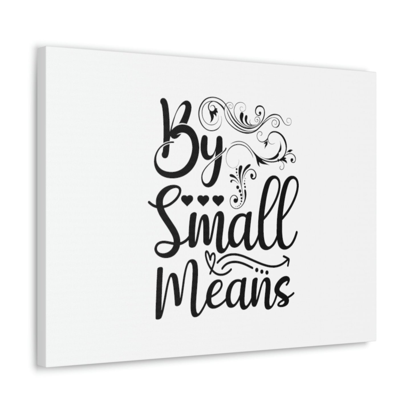 By Small Means Luke 16:10 Hearts Christian Wall Art Bible Verse Print Ready to Hang Unframed-Express Your Love Gifts