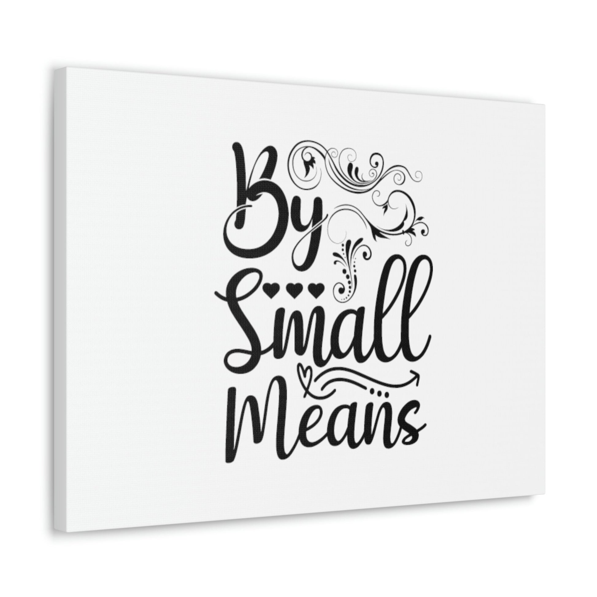 By Small Means Luke 16:10 Hearts Christian Wall Art Bible Verse Print Ready to Hang Unframed-Express Your Love Gifts