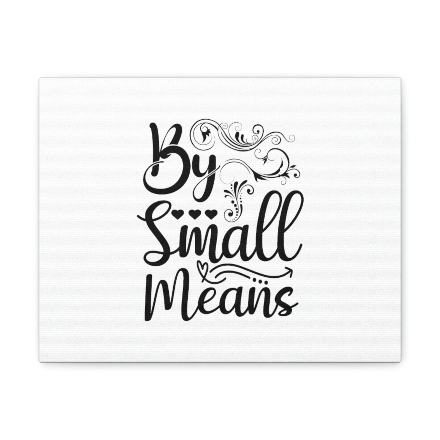 By Small Means Luke 16:10 Hearts Christian Wall Art Bible Verse Print Ready to Hang Unframed-Express Your Love Gifts