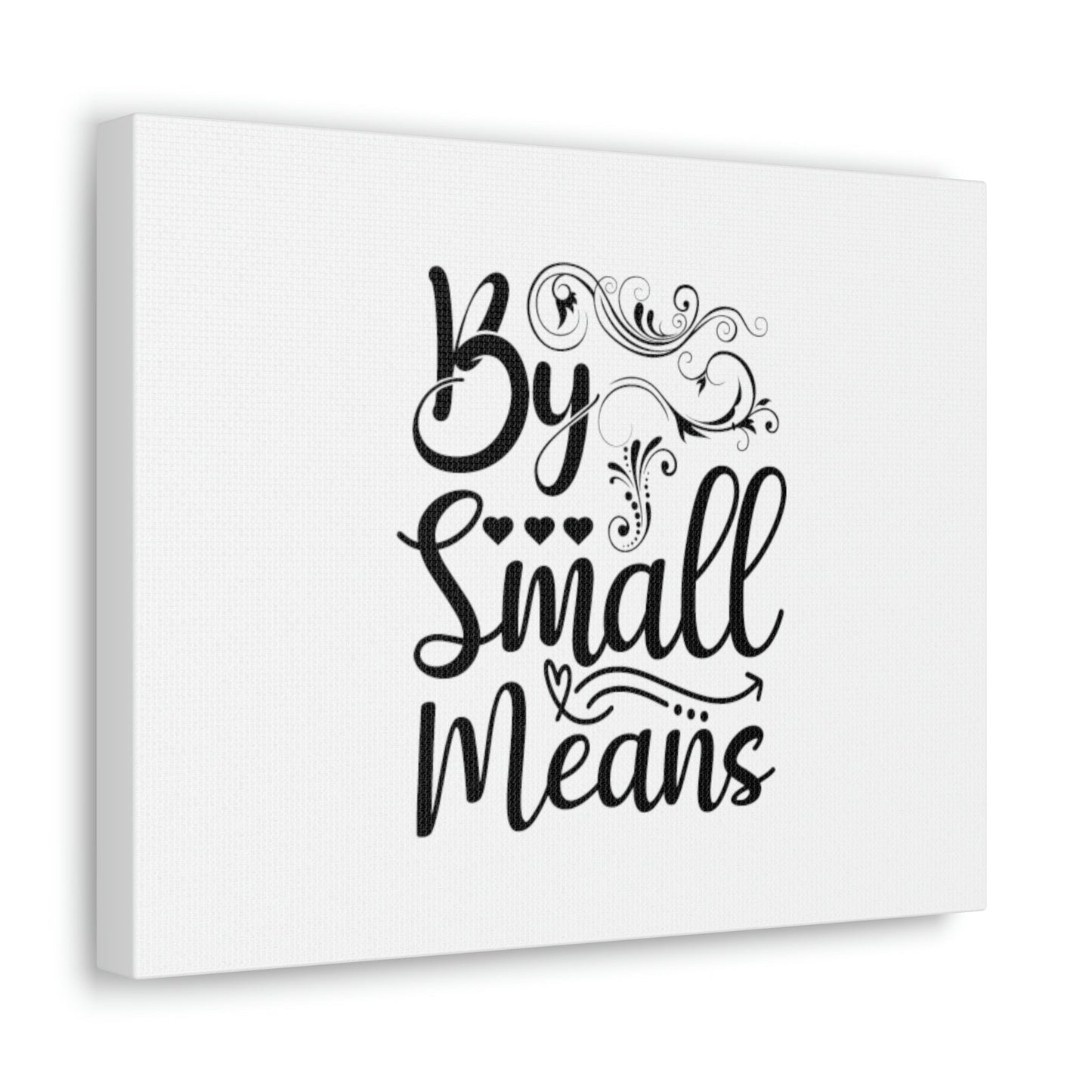 By Small Means Luke 16:10 Hearts Christian Wall Art Bible Verse Print Ready to Hang Unframed-Express Your Love Gifts