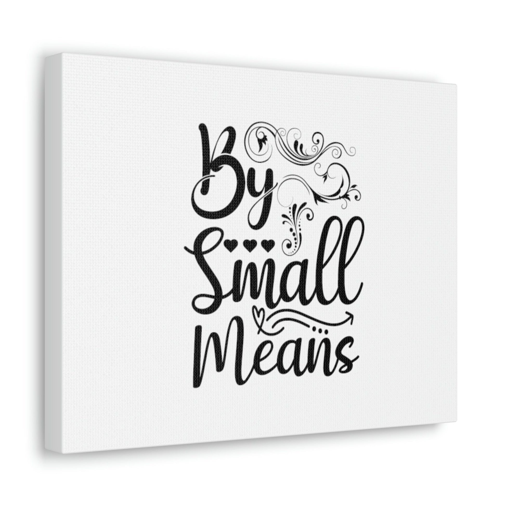 By Small Means Luke 16:10 Hearts Christian Wall Art Bible Verse Print Ready to Hang Unframed-Express Your Love Gifts