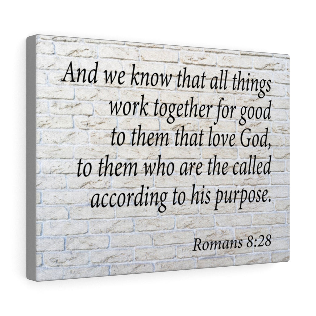 Called to Purpose Romans 8:28 Wall Art Christian Home Decor Unframed-Express Your Love Gifts