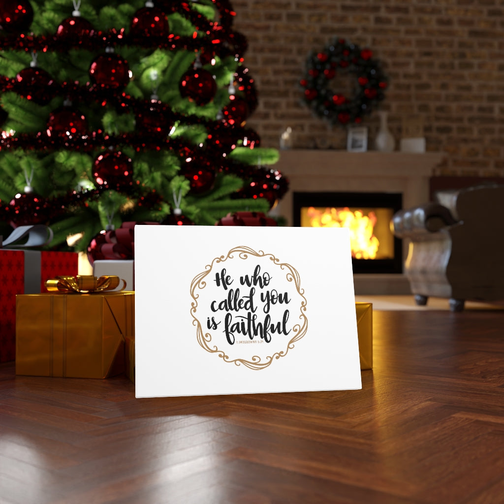 Called You Is Faithful 1 Thessalonians 5:24 Bible Verse Canvas Christian Wall Art Ready to Hang Unframed-Express Your Love Gifts